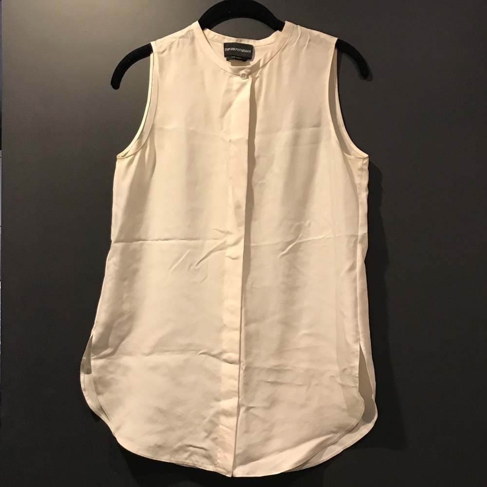Emporio Armani White Silk blouse
